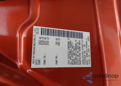 2019 Nissan Altima 2.5 Sr from USA, damaged, VIN 1N4BL4CV3KC104732